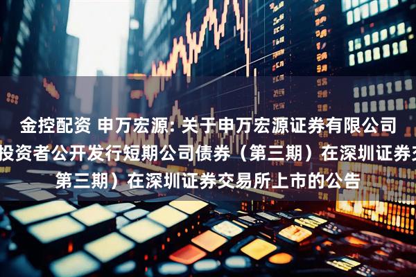 金控配资 申万宏源: 关于申万宏源证券有限公司2025年面向专业投资者公开发行短期公司债券(第三期)在深圳证券交易所上市的公告