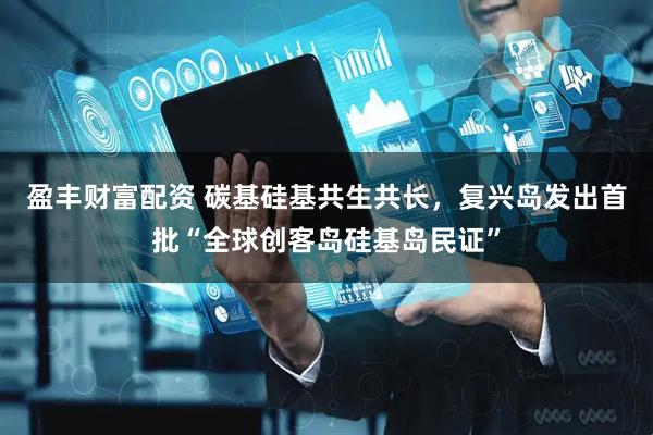 盈丰财富配资 碳基硅基共生共长,复兴岛发出首批“全球创客岛硅基岛民证”